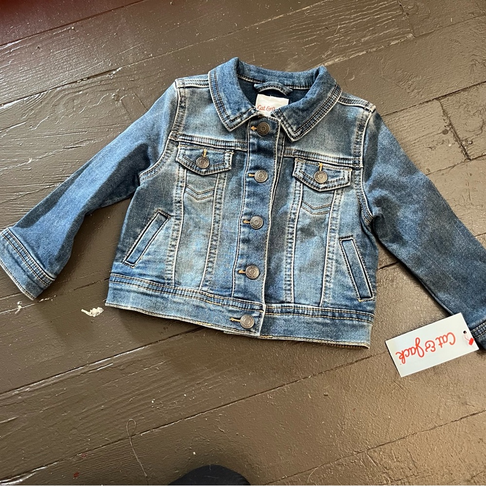 Cat & Jack Classic Blue Jean Jacket for Kids